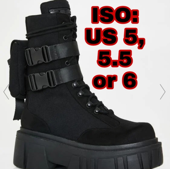 Dolls Kill Shoes Iso Club Exx Renegade Ranger Buckle Boots Poshmark